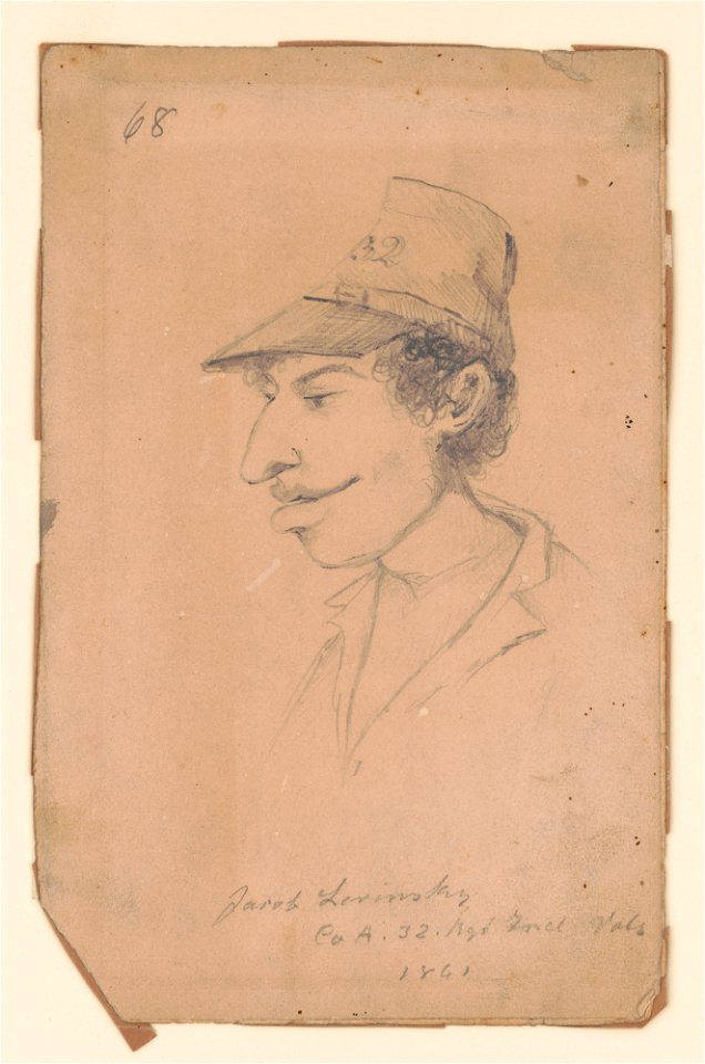 Jacob Labinsky, Company A, 32nd Regiment, Indiana Volunteers The Camp Comedian LCCN2017646093