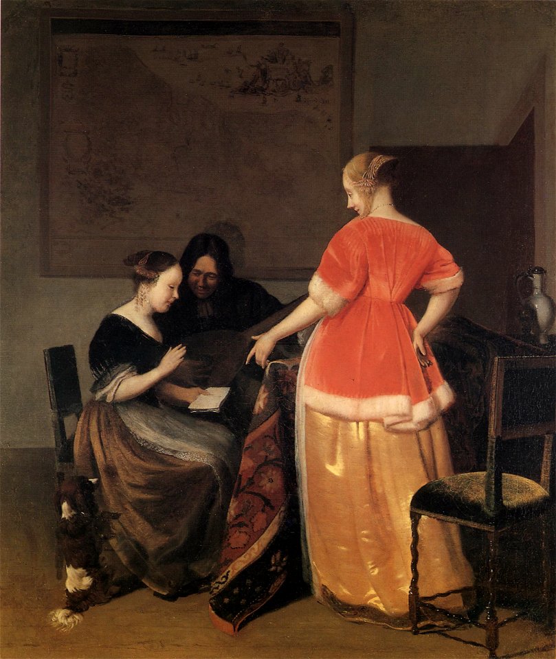 Jacob Ochtervelt Musikstunde