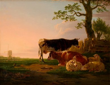 Jacob van Strij - Weidelandschap met vee - 0336 - Rijksmuseum Twenthe