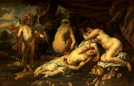 Jacob Jordaens I - Cupido en Psyche (Antwerp)