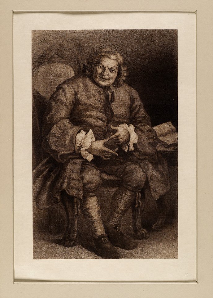Jacobite broadside - Engraving of Simon Fraser, Lord Lovat (c. 1667-1747)