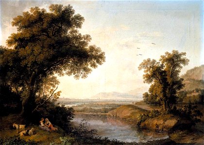 Jacob Philipp Hackert - Italianate Landscape - WGA11022