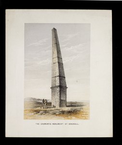 Jacobite broadside - Cromartie Monument at Dingwall
