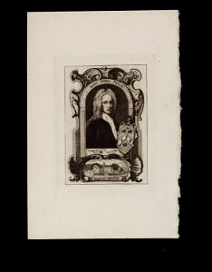 Jacobite broadside - Portrait of an unnamed man