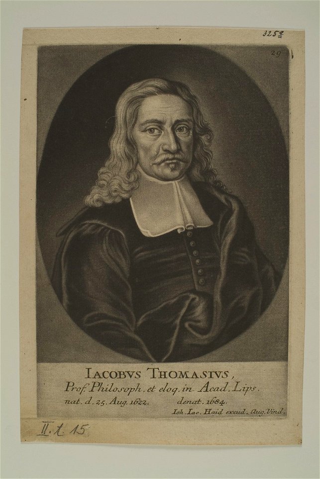 Jacob Thomasius; Haid