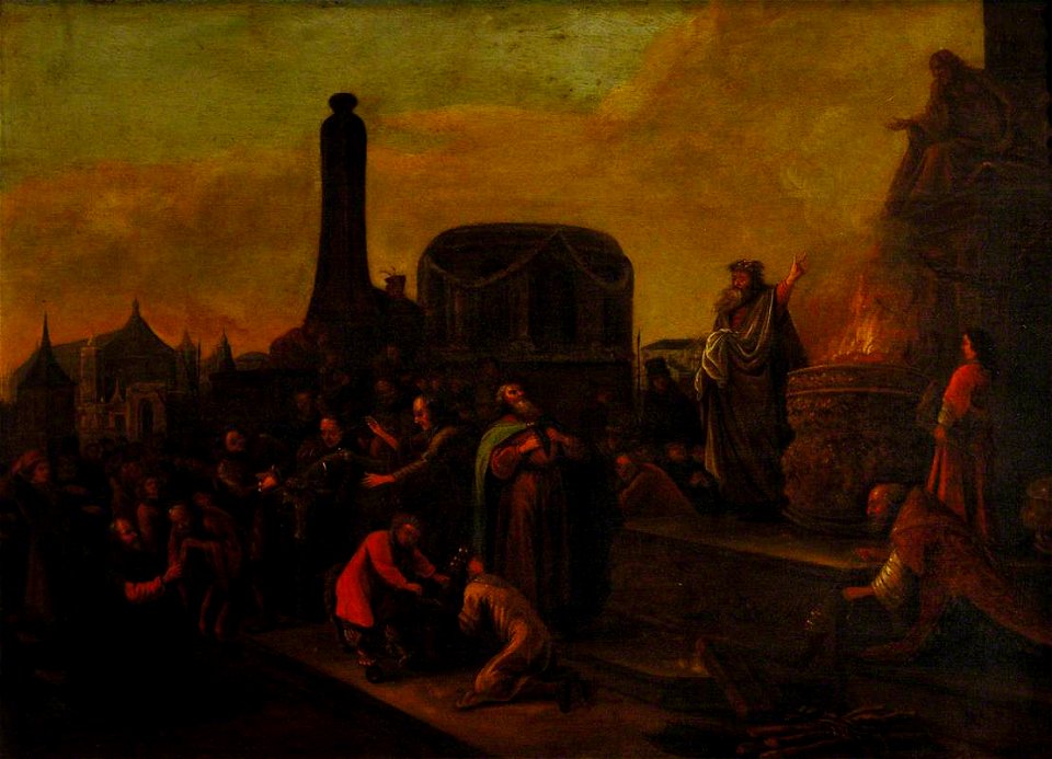Jacob Willemsz. de Wet (c.1610-c.1671) (style of) - Paul and Barnabas at Lystra - 719437 - National Trust