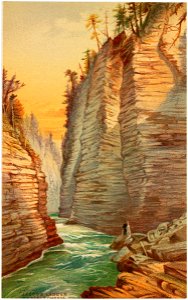 Jacob's Ladder, Ausable Chasm (Boston Public Library)