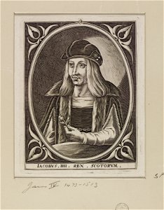 Jacobite broadside - James IV (1473- 1513) King of Scots