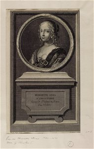 Jacobite broadside - Henrietta Anne, Duchess of Orleans (1644-1670)