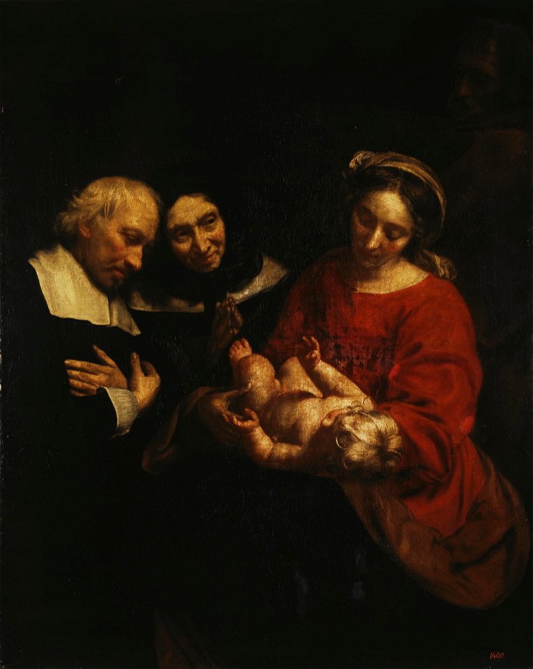 Jacob van Oost I - Holy Family with Donors