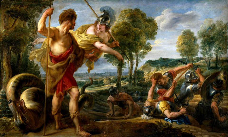 Jacob Jordaens - Cadmos and Minerva