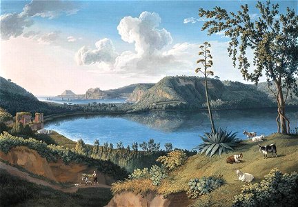 Jacob Philipp Hackert - Lago d'Averno - WGA11023