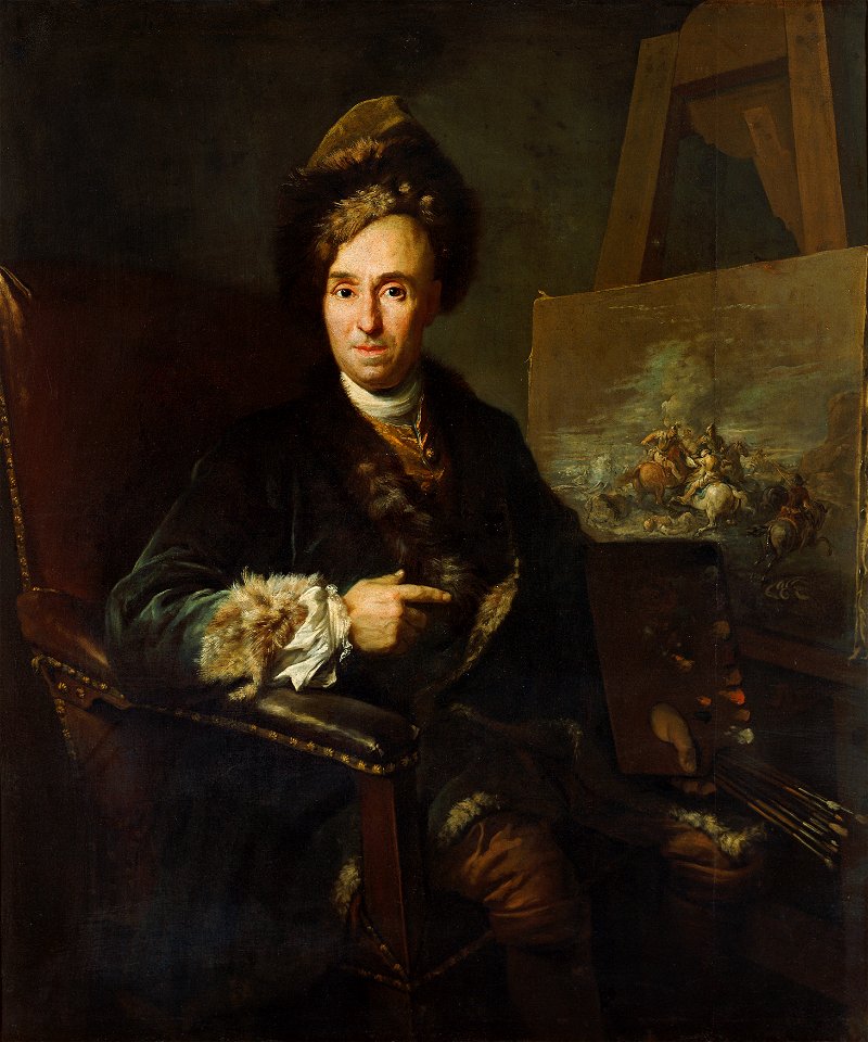 Jacob van Schuppen - Der Schlachtenmaler Ignace-Jacques Parrocel - 4244 - Kunsthistorisches Museum