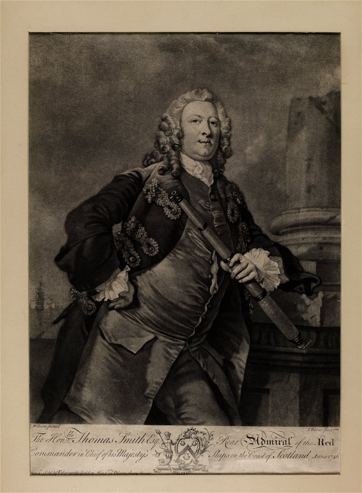 Jacobite broadside - Honourable Thomas Smith Esq. Rear Admiral of the Red