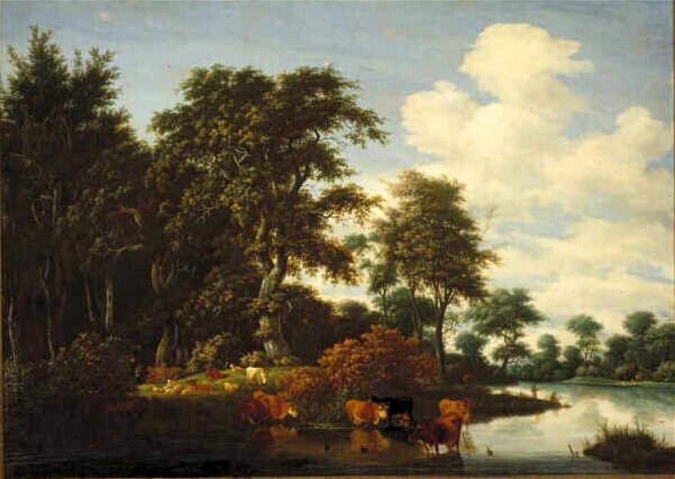 Jacob Salomonsz. van Ruysdael - Boomrijk landschap - 1747 (OK) - Museum Boijmans Van Beuningen