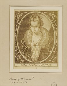 Jacobite broadside - Anne of Denmark (1566 or 1574- 1619)
