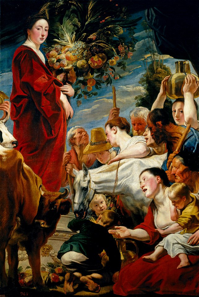 Jacob Jordaens - Ofrenda a Ceres