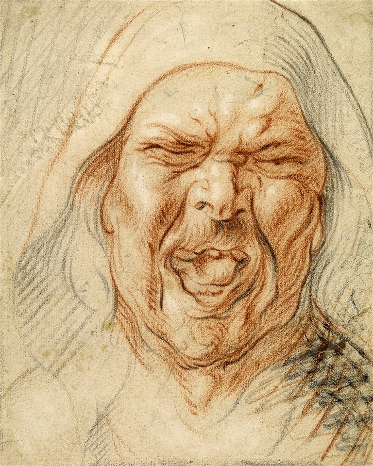 Jacob Jordaens - Study of the cook in the King drinks