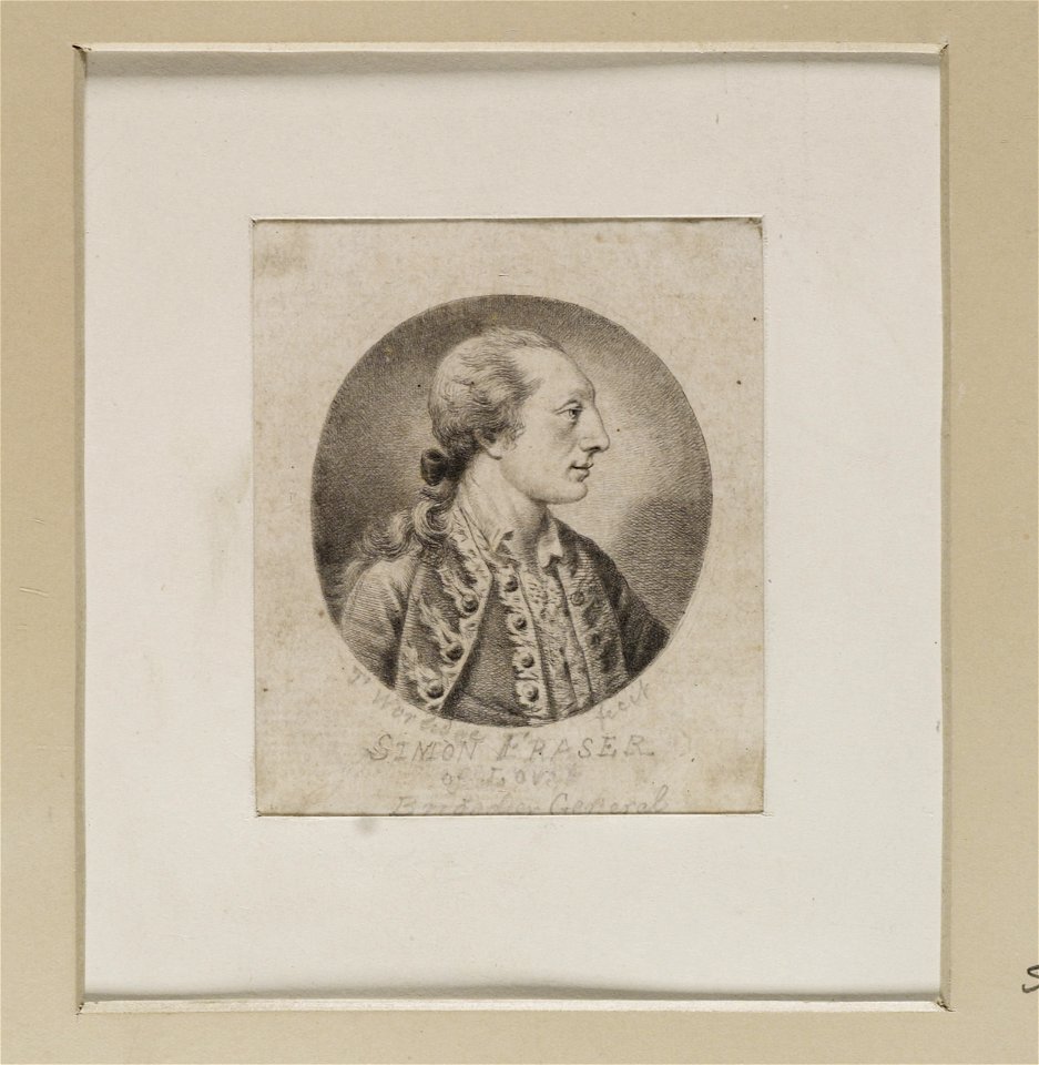 Jacobite broadside - Colonel Archibald Campbell Fraser (1736- 1815)