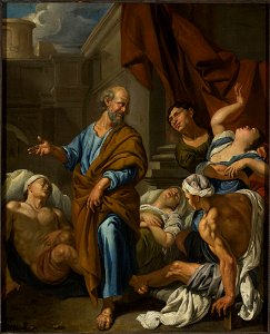 Jacob Toorenvliet - St. Peter healing the sick - M.Ob.1660 - National Museum in Warsaw