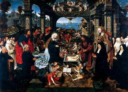 Jacob van Oostsaanen - Adoration of the shepherds, 1512