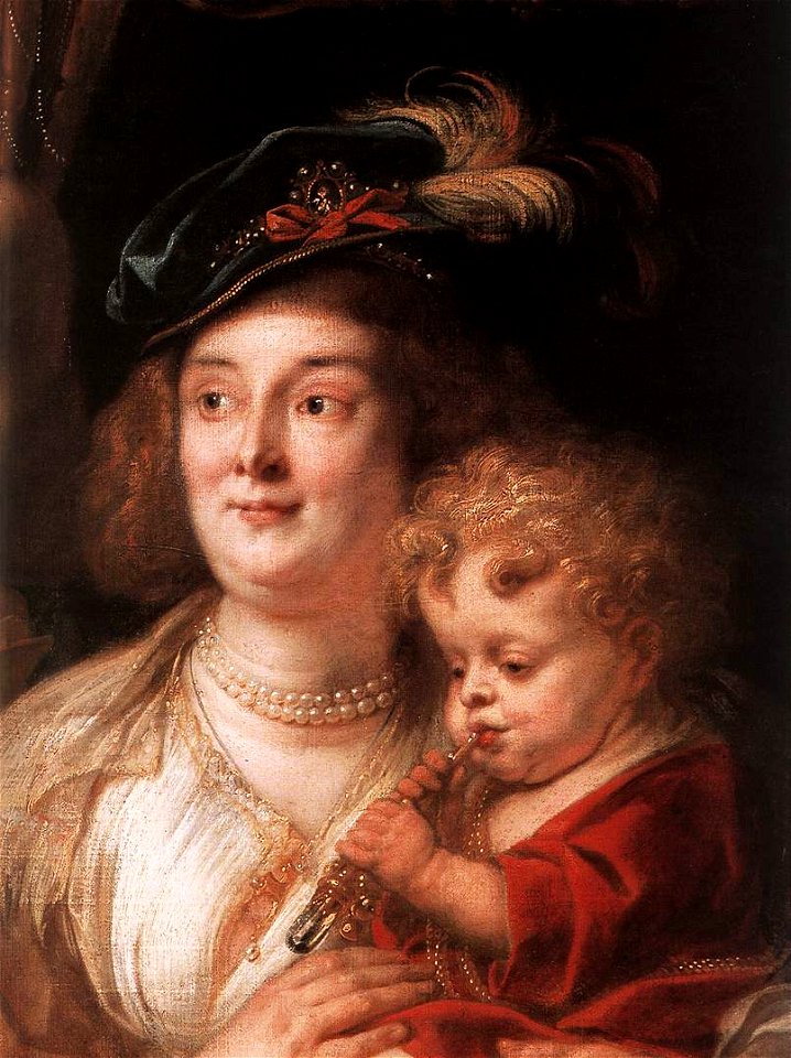 Jacob Jordaens - As the Old Sang the Young Play Pipes (detail) - WGA11989