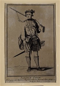 Jacobite broadside - Farquar Shaw and Samuel McPherson