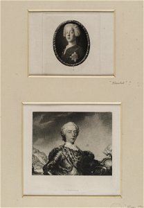 Jacobite broadside - Prince Charles Edward Stuart minatures
