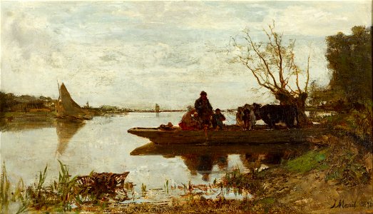 Jacob Maris - Ferry - Google Art Project