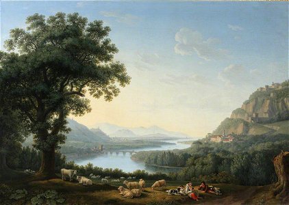 Jacob Philipp Hackert (1737-1807) - Imaginary Landscape with the River Volturno - 608967 - National Trust