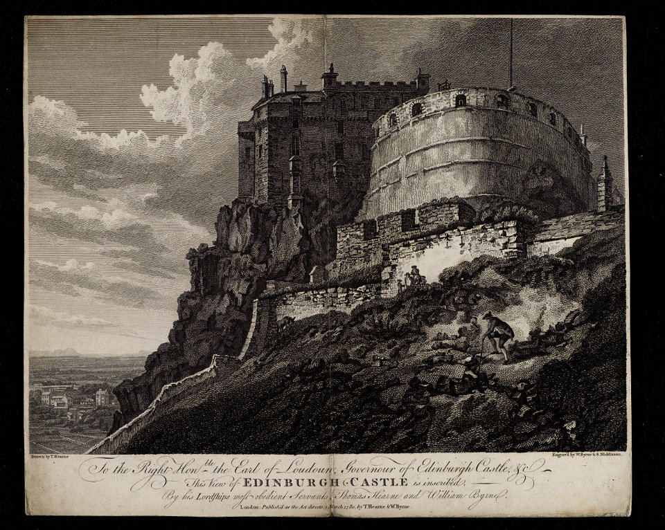 Jacobite broadside - Edinburgh Castle