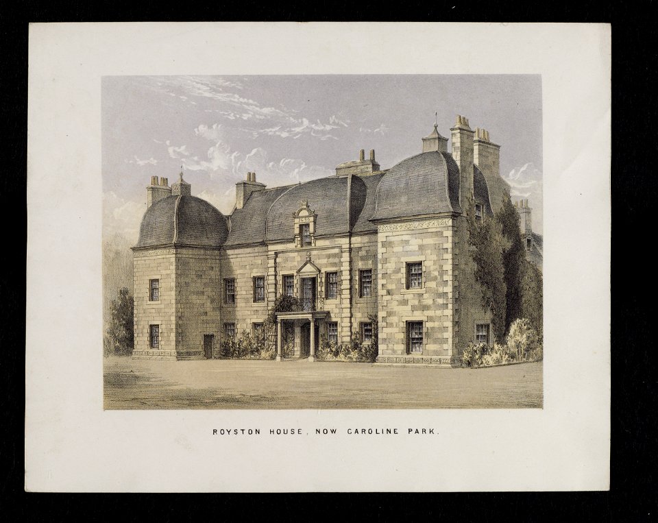 Jacobite broadside - Royston House, now Caroline Park