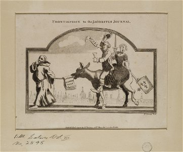 Jacobite broadside - Frontispiece to the Jacobites Journal