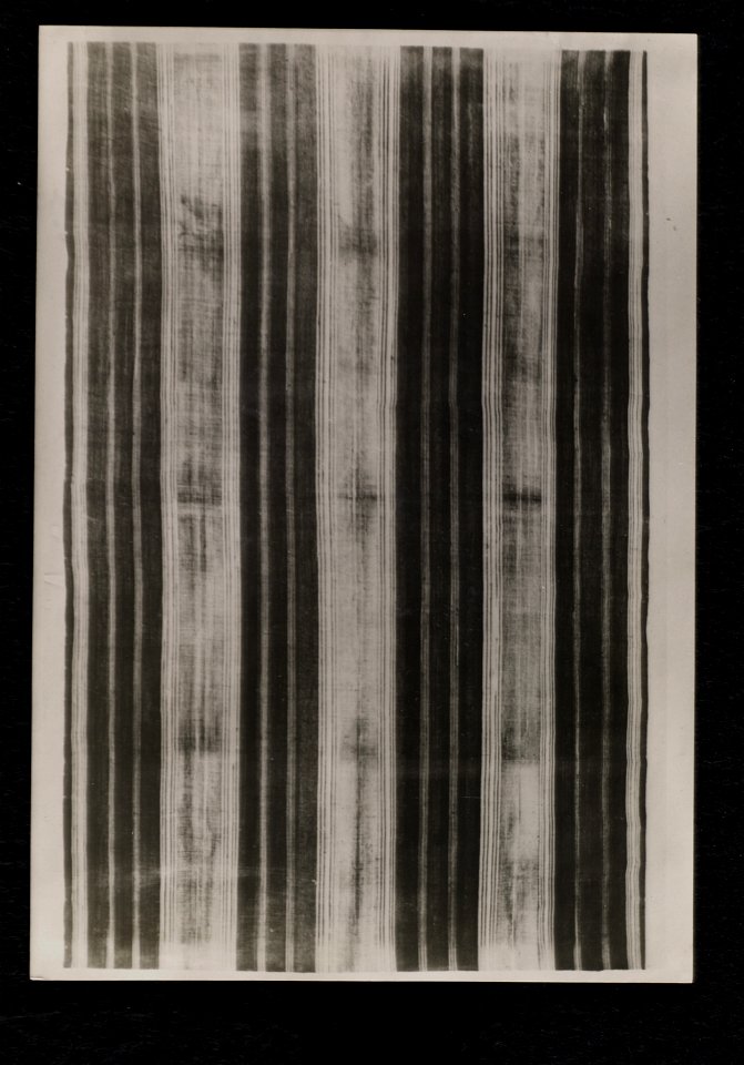 Jacobite broadside - Black and White phtograph of a banner, in envelope