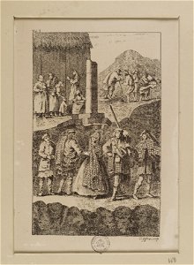 Jacobite broadside - Scenes of Highland village customs and dress 02