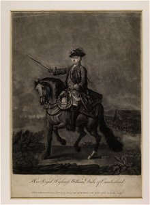 Jacobite broadside - His Royal Highness William Duke of Cumberland