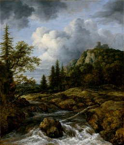 Jacob van Ruisdael - Der Wasserfall vor dem Schlossberg