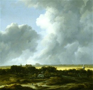 Jacob van Ruisdael - 'Le coup de soleil' (Alkmaar from the South West and Egmond) NTII UPH 446731