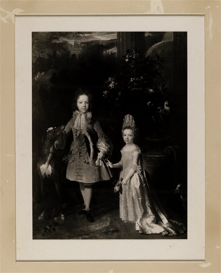 Jacobite broadside - Portrait of Prince James as a young boy 03