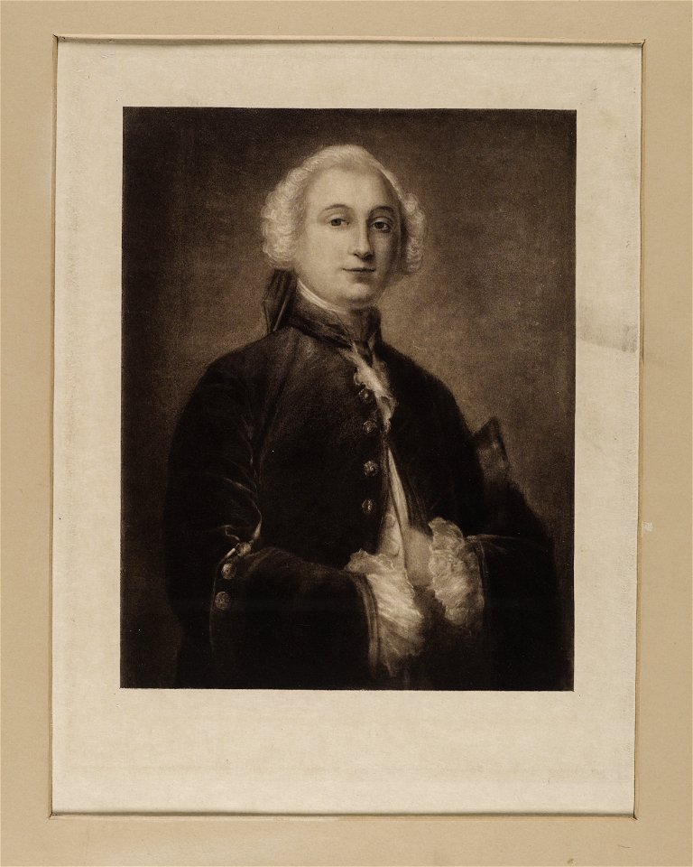 Jacobite broadside - Portrait of David, Lord ELCHO (1721- 1787)