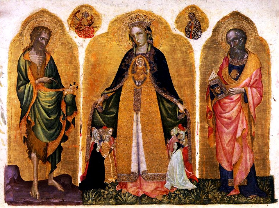 Jacobello Del Fiore - Triptych of the Madonna della Misericordia - WGA11890