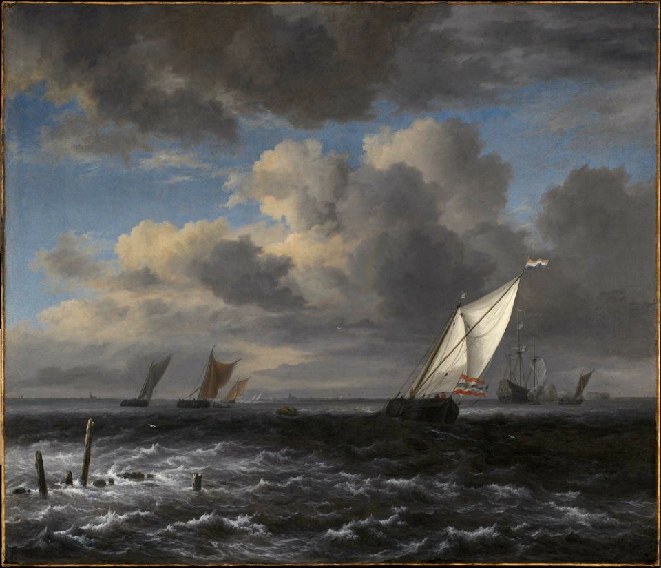 Jacob van Ruisdael - Rough Sea - MFA 57.4