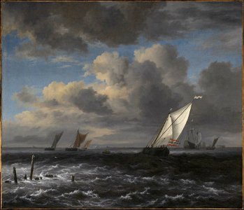 Jacob van Ruisdael - Rough Sea - MFA 57.4