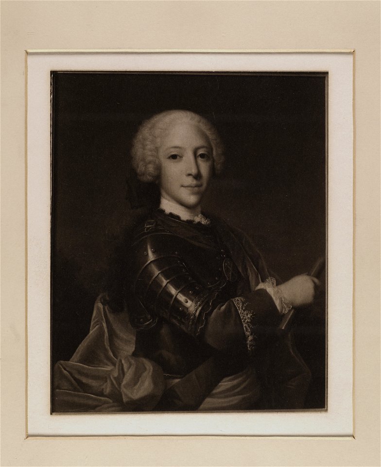 Jacobite broadside - Portrait of Prince Henry as a young man