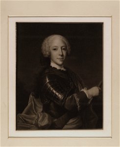 Jacobite broadside - Portrait of Prince Henry as a young man