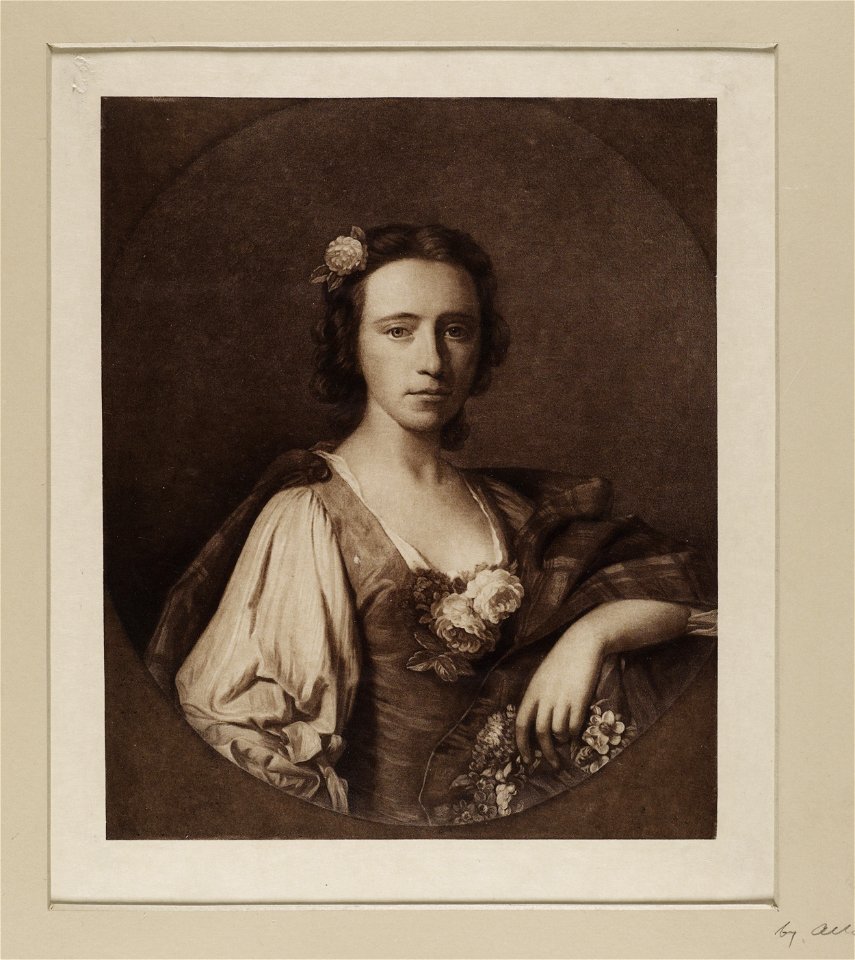 Jacobite broadside - Portrait of Flora Macdonald (1722-1790)