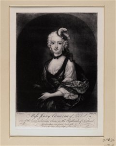 Jacobite broadside - Miss Jenny Cameron of Lochiel
