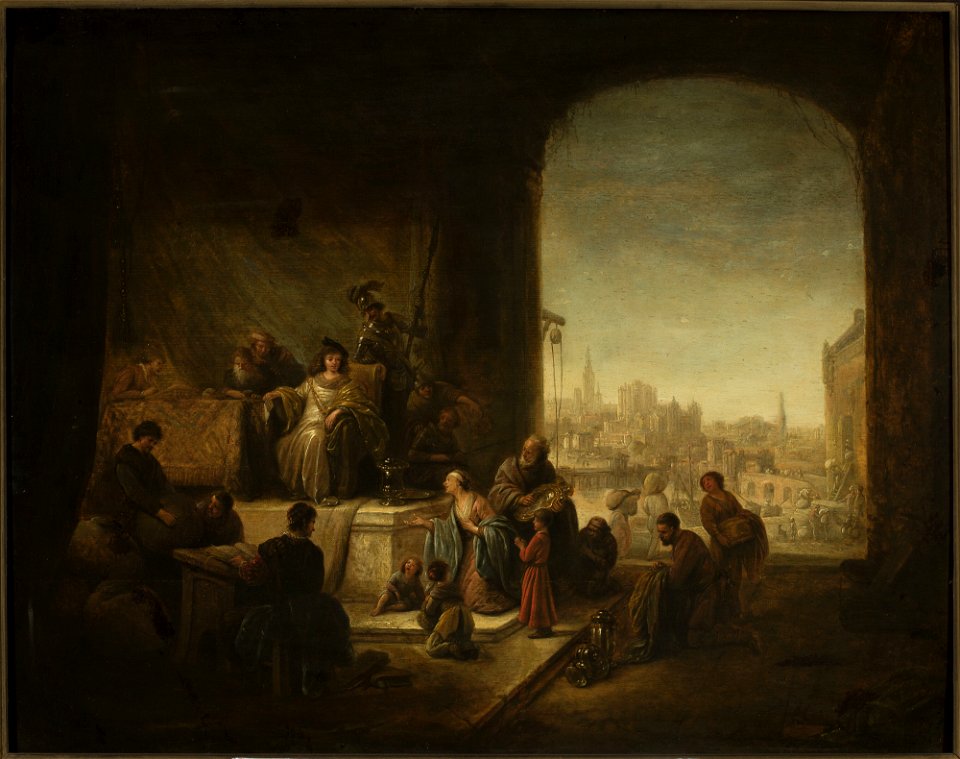 Jacob Willemsz. de Wet I - Joseph selling grain in Egypt - M.Ob.554 - National Museum in Warsaw