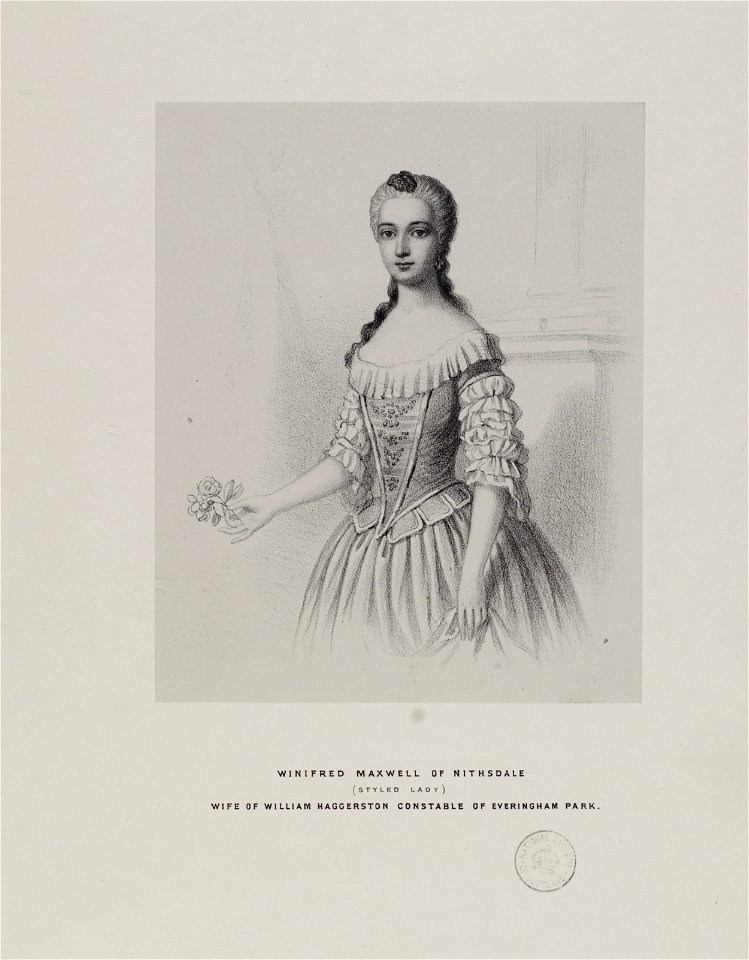 Jacobite broadside - Winifred Maxwell of Nithsdale