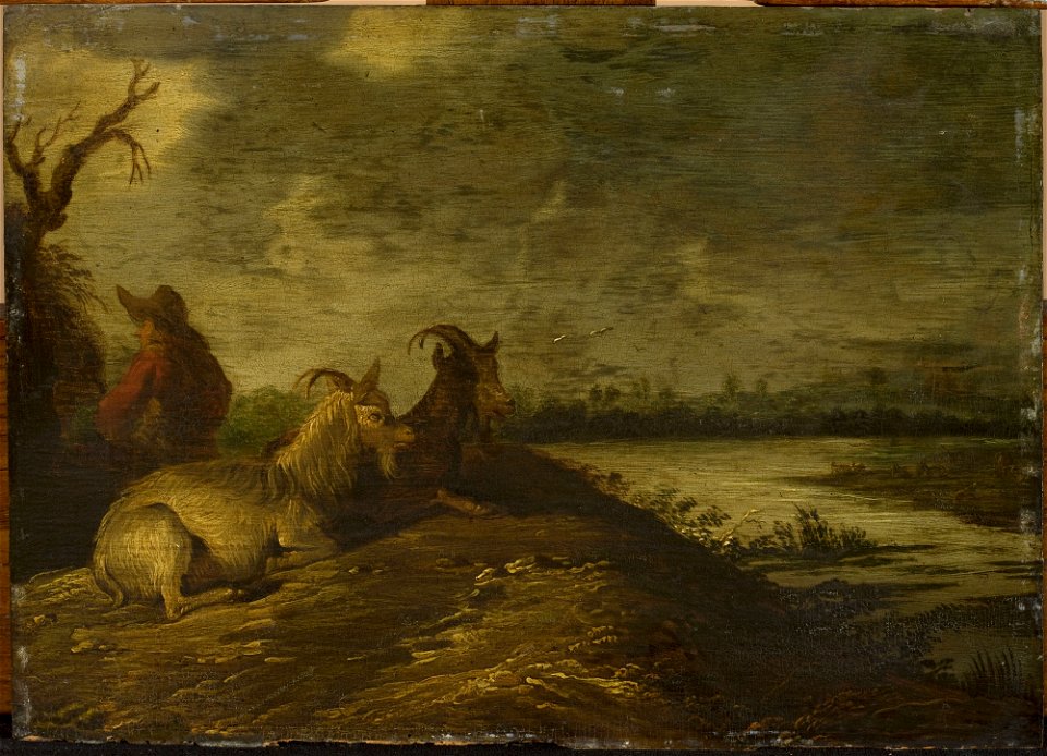 Jacob Sibrandi Mancadan - Landscape with goats - M.Ob.1647 MNW - National Museum in Warsaw